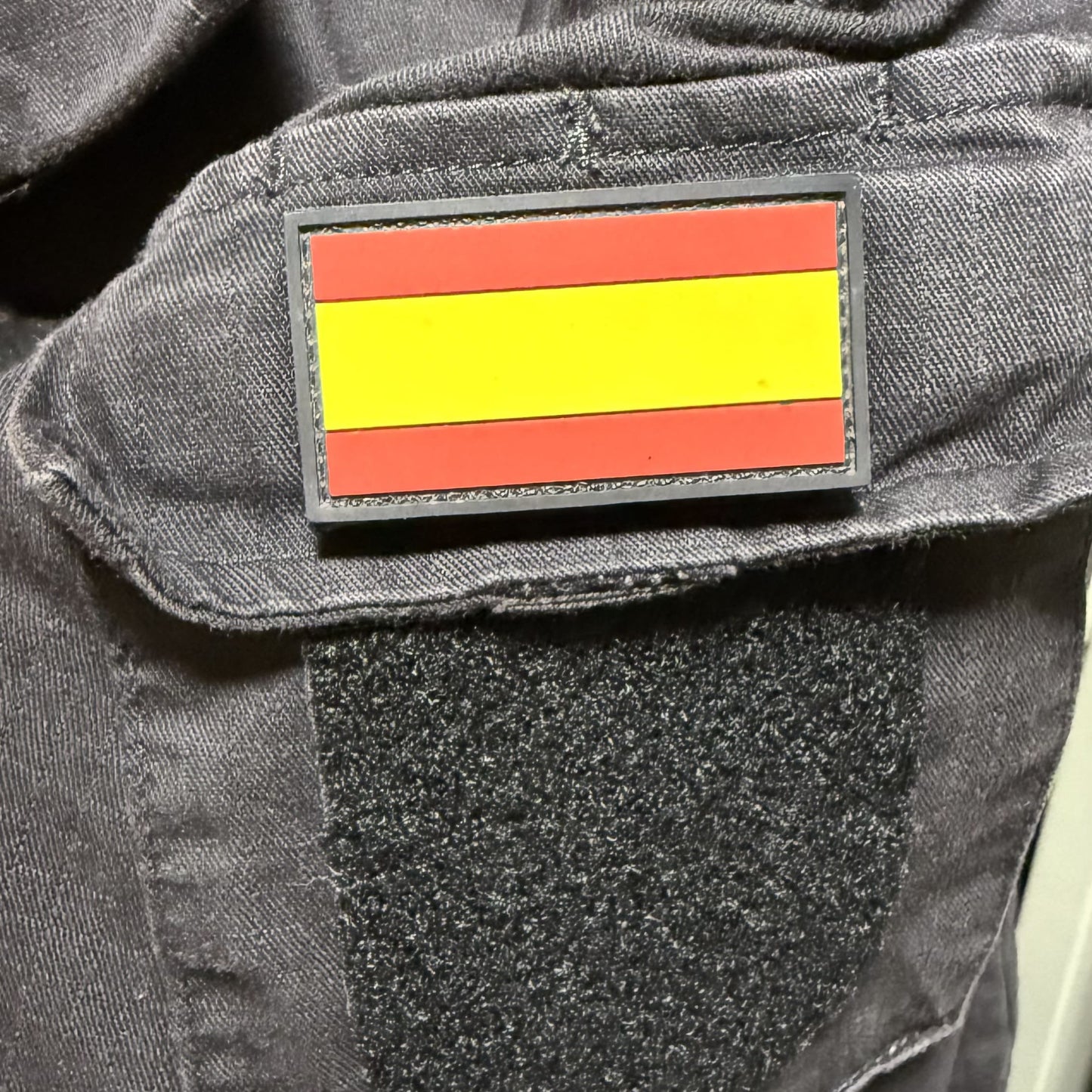 Parche de brazo en goma 3D bandera de España