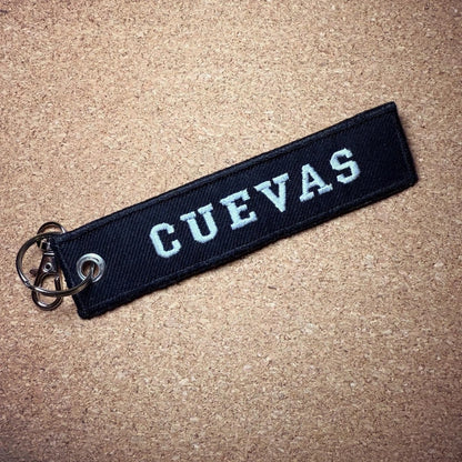 Llavero con texto personalizado 13 x 3 cm