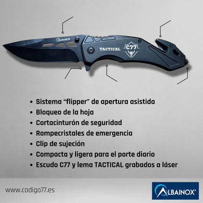 Navaja de rescate Albainox C77 tactical