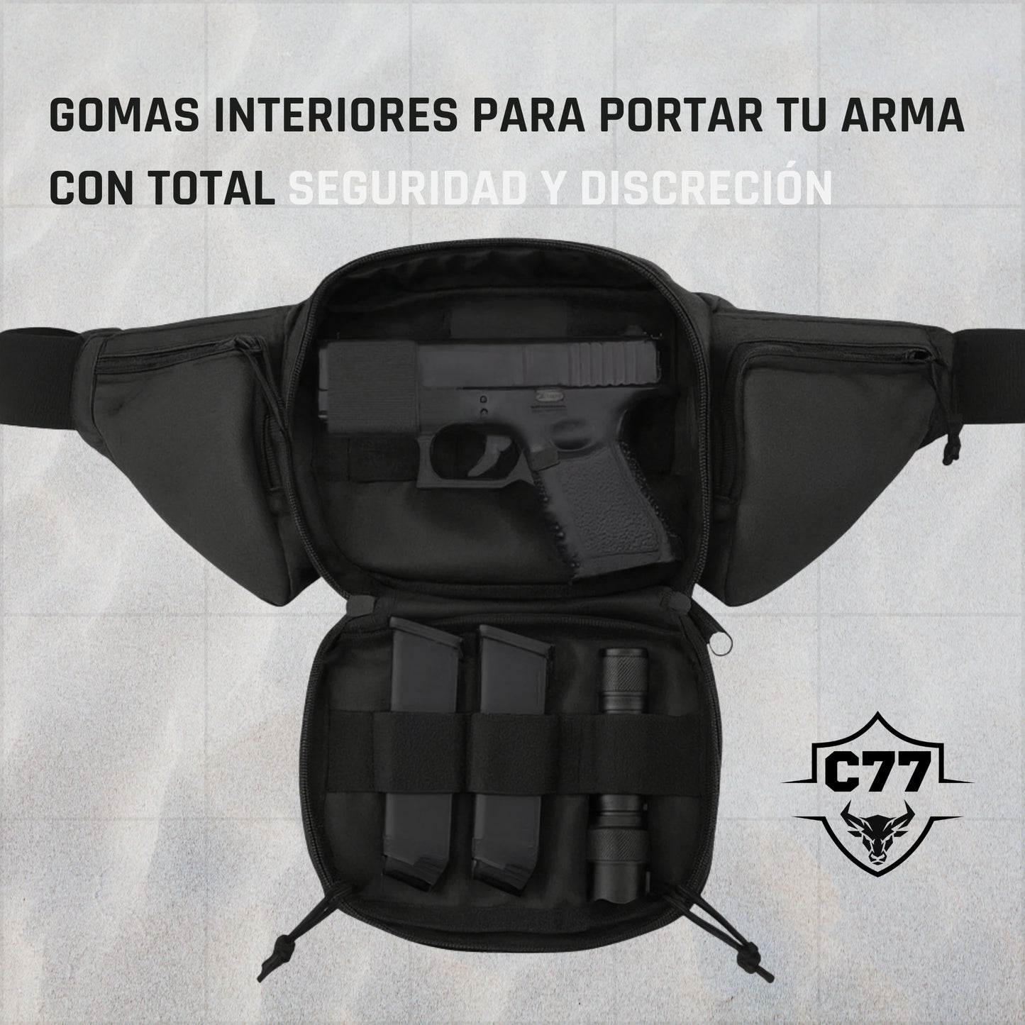 Riñonera táctica Multipropósito C77