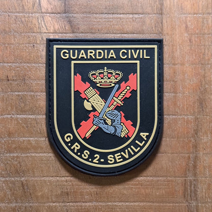 Parche 3D escudo GRS-2 SEVILLA Borgoña