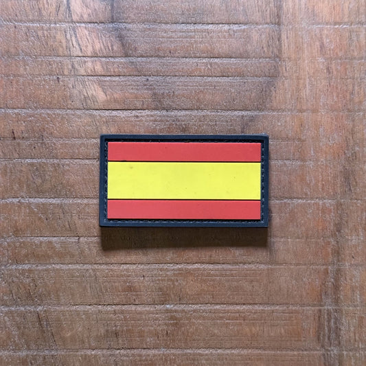 Parche de brazo en goma 3D bandera de España