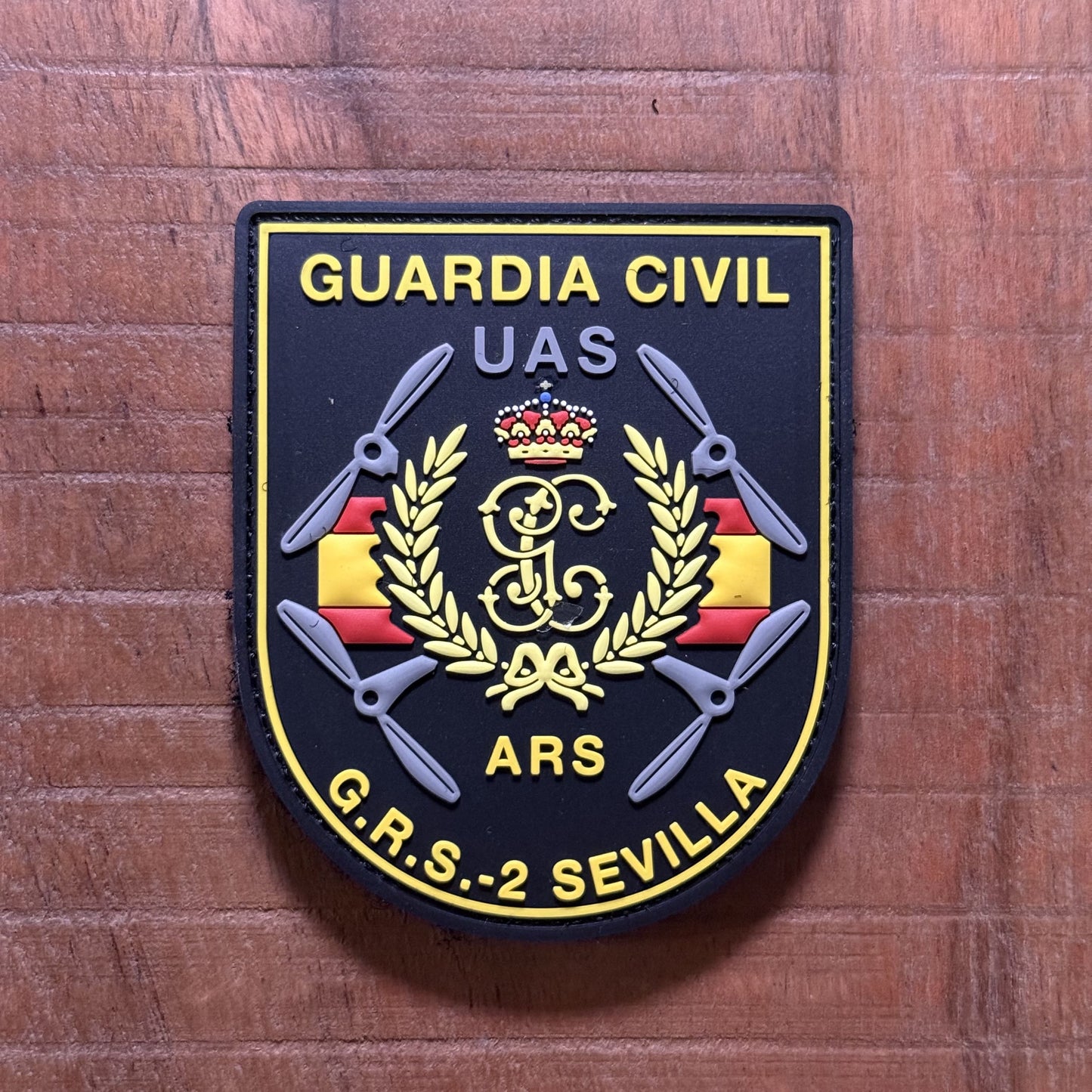 Parche 3D escudo unidad UAS GRS-2 SEVILLA
