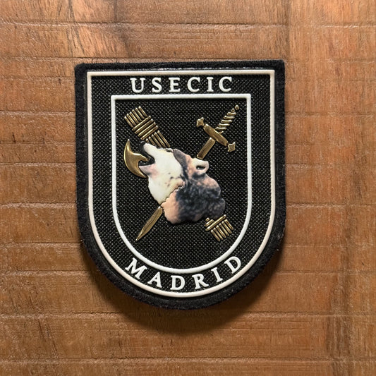 Parche brillante escudo USECIC de Madrid