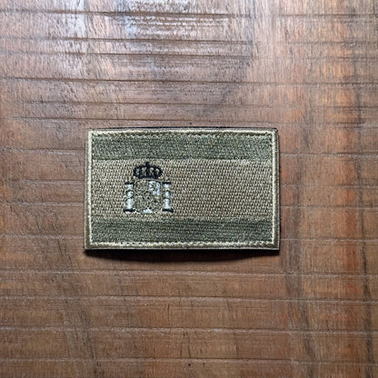 Parche bordado bandera de España árido