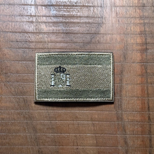 Parche bordado bandera de España árido