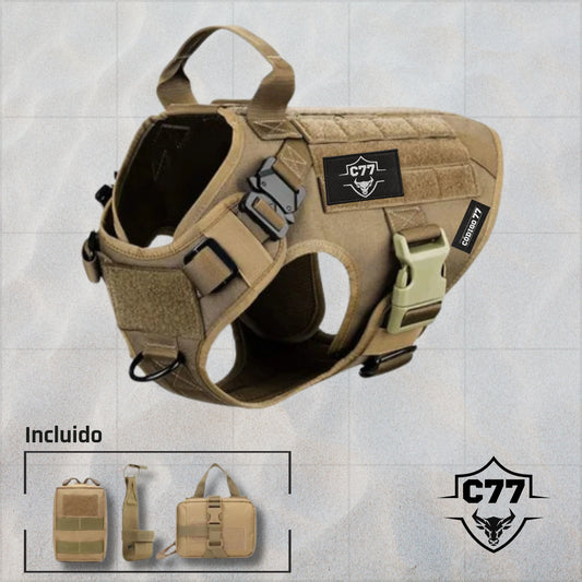 Arnés táctico C77 para perros