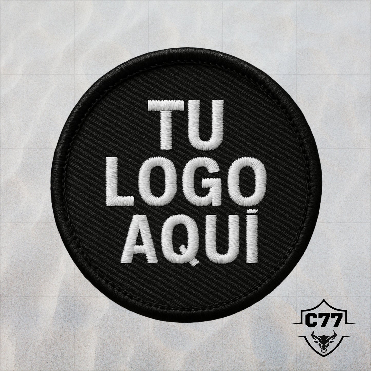 Parche redondo personalizado 9cm