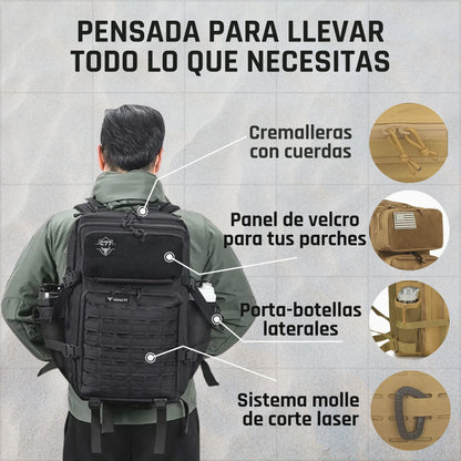 Mochila táctica 45 L MOLLE C77